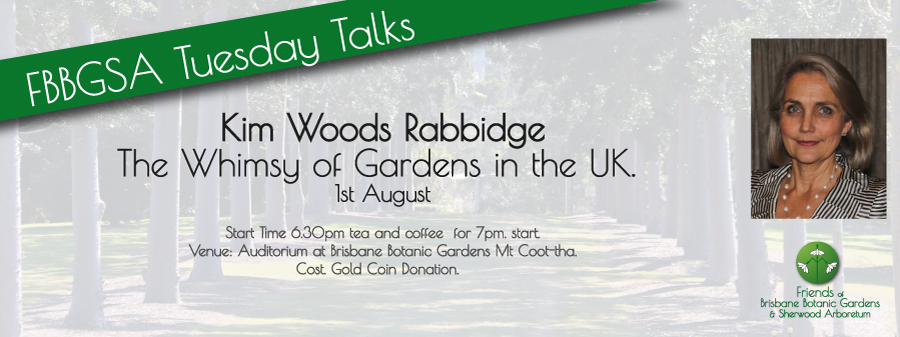 Kim Woods Rabbidge Talk Friends of Brisbane Botanic Gardens