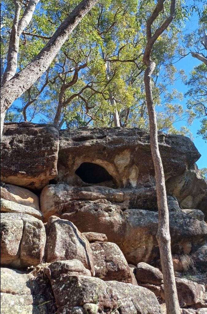 Sandstone caves