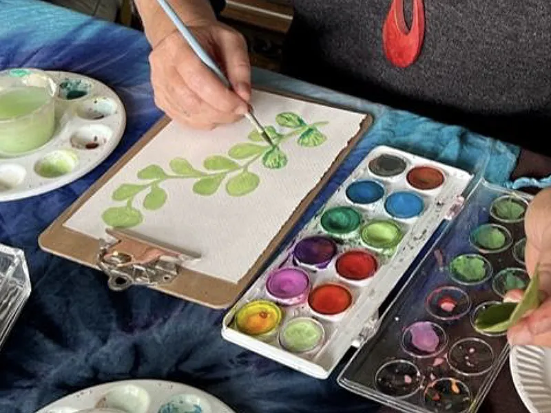 2-hour Mindful Watercolour Workshop with Leticia 